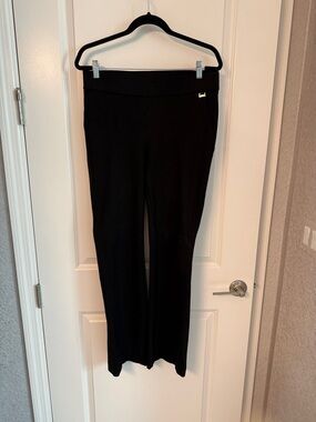 Anne Klein Black Boot-Cut Dress Pants